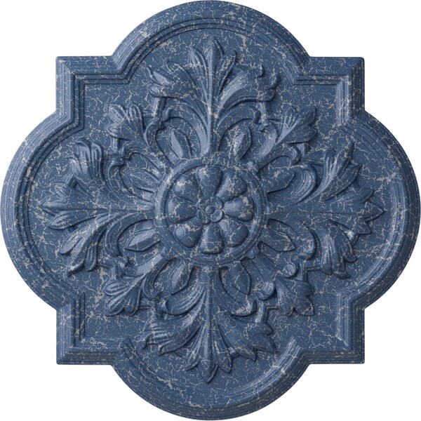 Ekena Millwork Bonetti Ceiling Medallion (Fits Canopies up to 5 1/8"), 20"OD x 1 3/4"P, Americana Crackle CM20BOAMC - main